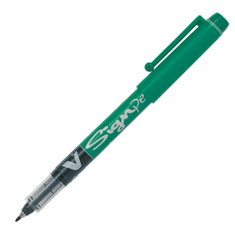 Pilot, Liner VSignPen, 0.6, (F) tenký, zelená
