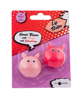 2K Sweet Bunny balzám na rty Sweet Bunny 2,8 g + balzám na rty Sweet Bunny 2,8 g Strawberry