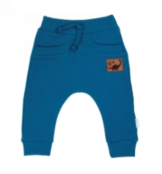 Bavlněné tepláčky/kalhoty Nicol Ivo, modré; 62 (2-3m)