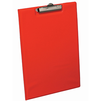 Bantex, Podložka s klipem, PVC, A4, červená