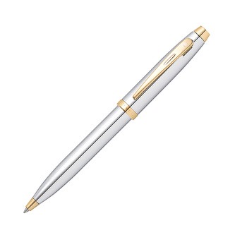 Sheaffer, Kuličkové pero Sheaffer 100, chrome/zlatá