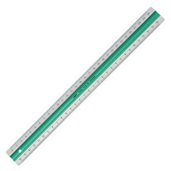 Linex, Pravítko Super Series S30 mm, zelená