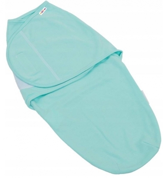 Baby Nellys Bavlněný zavinovací vak, zavinovačka, mátový