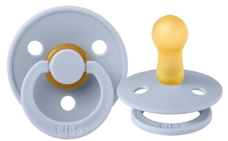 Kaučukový dudlík BIBS DUSTY, 6 - 18 m, modrý