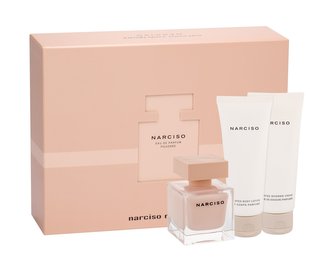 Narciso Rodriguez Narciso Poudree parfémovaná voda 50 ml + sprchový krém 75 ml + tělové mléko 75 ml