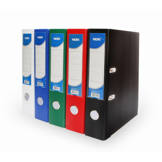 Noki, Pákový pořadač, PP, A4, 8 cm, bílá