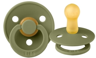 Kaučukový dudlík BIBS, 6 - 18 m, oliva