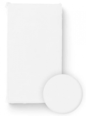 Prostěradlo do postýlky, bavlna, bílé, 120 x 60 cm; 120x60