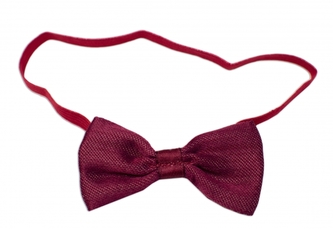 Dětský motýlek na gumičce se vzorem Mrofi, bordó, vel. 68; 68 (3-6m)