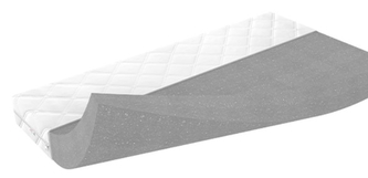 Dětská matrace 120x60x13 cm, vysoce elastická, pěnová Baby Nellys; 120x60