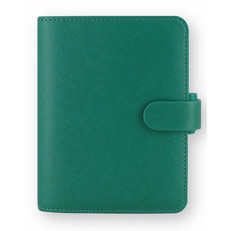 Filofax, Diář Saffiano, kapesní, akvamarínová