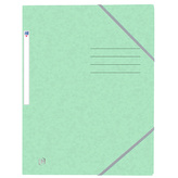 Oxford, Tříchlopňové desky, karton, A4, pastelová zelená