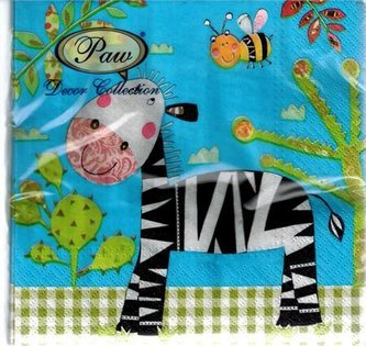 Serwetki Happy Zebra