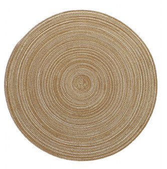 Prostírání | TANGA | kulatá béžová | 38 cm | SS22 821641 Homla