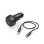 HAMA set: rychlá USB nabíječka do vozidla USB-C PD/QC 25 W + kabel USB C-C 1 m