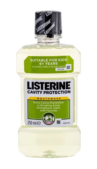 Listerine Mouthwash Ústní voda Cavity Protection 250 ml unisex