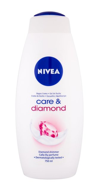 Nivea Care & Diamond Sprchový krém 750 ml pro ženy
