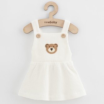 Kojenecká laclová sukýnka New Baby Luxury clothing Laura bílá - velikost 80 (9-12m)