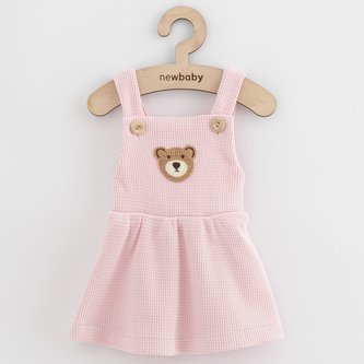 Kojenecká laclová sukýnka New Baby Luxury clothing Laura růžová - velikost 56 (0-3m)