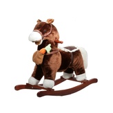 RCsale houpací kůň  s magnetickou mrkví tmavě hnědý