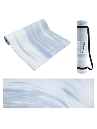 Spokey - LIGHTMAT Podložka na cvičení, 183 x 61 x 0,6 cm, duhová modrá