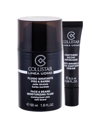 Collistar Linea Uomo hydratační fluid 50 ml + péče o oční okolí Anti-Wrinkle Eye Contour Cream 8,5 ml