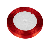 Stuha saténová - červená - 12 mm/ 22,5m