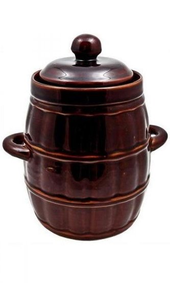 DURAmat Keramický soudek s poklicí, 3,2 l
