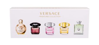 Versace Mini Set 1 edt Versense 5 ml + edt Yellow Diamond 5 ml + edt Bright Crystal 5 ml + edt Crystal Noir 5 ml + edp Eros Pour Femme 5 ml