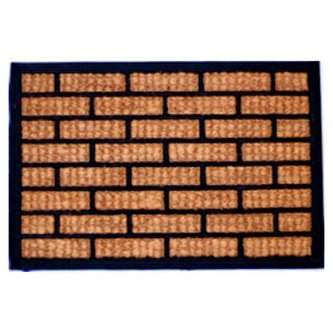 DURAmat Rohož guma & mořská tráva Zinke černo-hnědá 40x60 cm