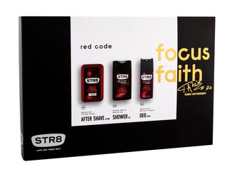 STR8 Red Code voda po holení 50 ml + deodorant 150 ml + sprchový gel 250 ml