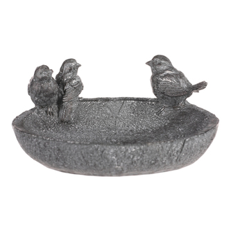 Krmítko pro ptáčky, polyresin.