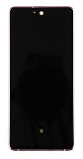 LCD display + Dotyk + Přední Kryt Samsung G781 5G Galaxy S20 FE Cloud Lavender (Service Pack)