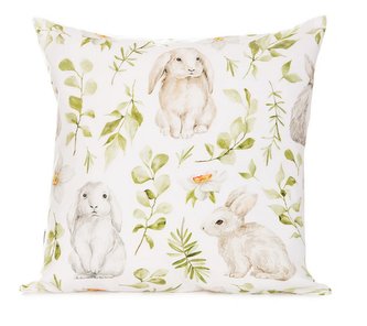 Dekorační polštářs výplní | RABBI | v barvě zajíčků | 45x45 cm | ES23 845302 Homla