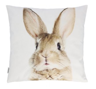 Dekorační polštář s výplní | BRUCE | s motivem králíka | 45x45 cm | ES22 813295 Homla
