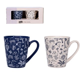 Hrnek espresso 2 ks POMUGDUO55C01 CESTOVATEL KIUB