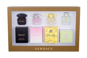 Versace Mini Set 4 edt Versense 5 ml + edt Yellow Diamond 5 ml + edt Bright Crystal 5 ml + edt Crystal Noir 5 ml