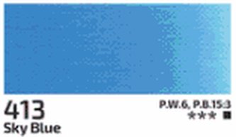 Akrylová barva Rosa 75ml – 413 sky blue