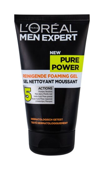 L´Oréal Paris Men Expert Čisticí gel Pure Power Charcoal 150 ml pro muže