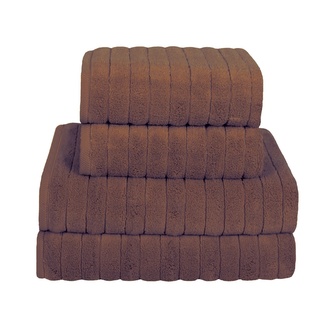 Ručník nebo osuška, Mikrobavlna Deluxe, hnědá 70 x 140 cm