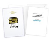 Karnet B6 Urodziny retro