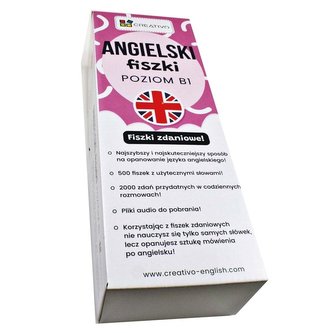 Angielski fiszki zdaniowe Poziom B1