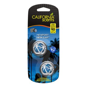 California scents Mini Diffuser Newport New Car (nové auto)