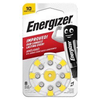 Baterie pro audioprotetiku Energizer Zinc Air 10 SP-8