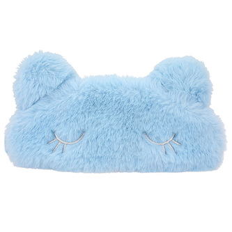 Maska na spaní Top Model, Modrá, plyšová