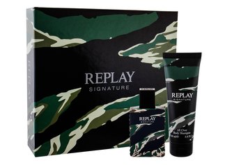Replay Signature toaletní voda 50 ml + sprchový gel 100 ml