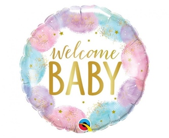 Foliový balonek Welcome Baby - 45 cm