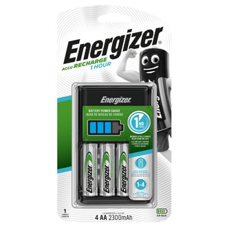 Nabíječka Energizer CH 1 HOUR + 4AA EXTREME 2300 mAh
