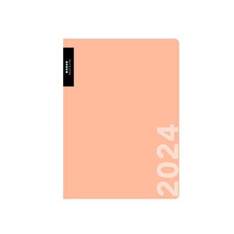 Diář A5 týdenní 2024 PASTELINI - meruňková