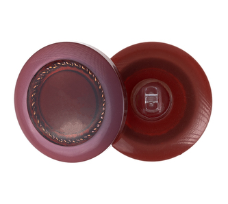 Knoflík - sada 3 ks - bordo - prům. 30 mm